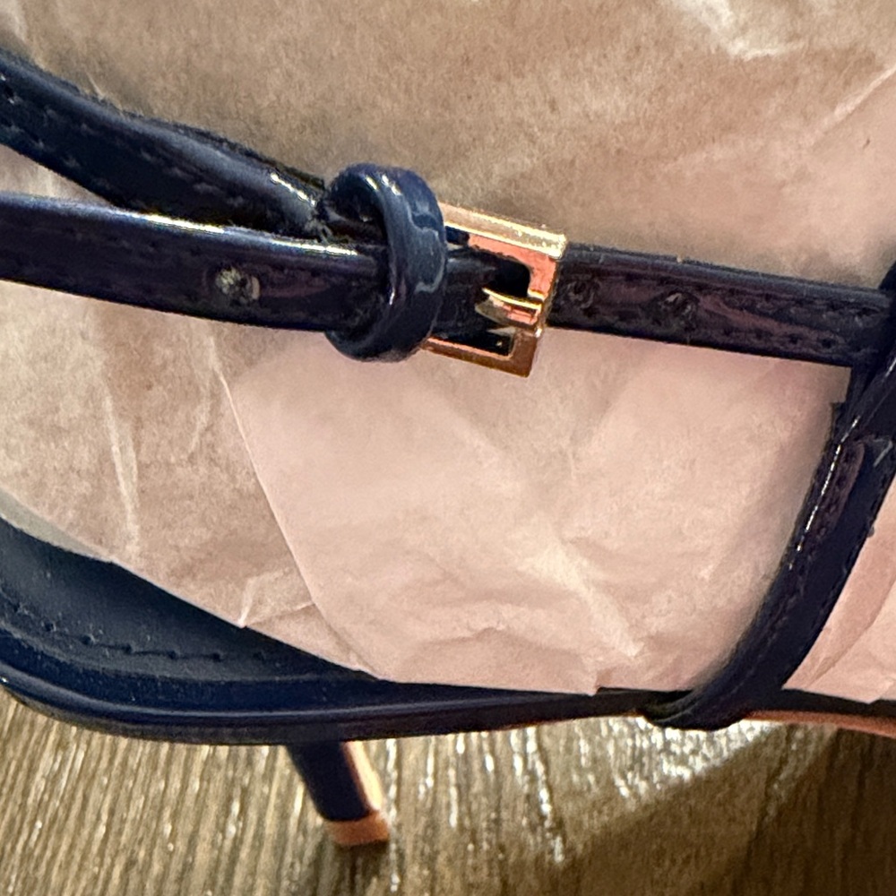 Marc Fisher Navy Slingback Heels - Picture 4 of 4